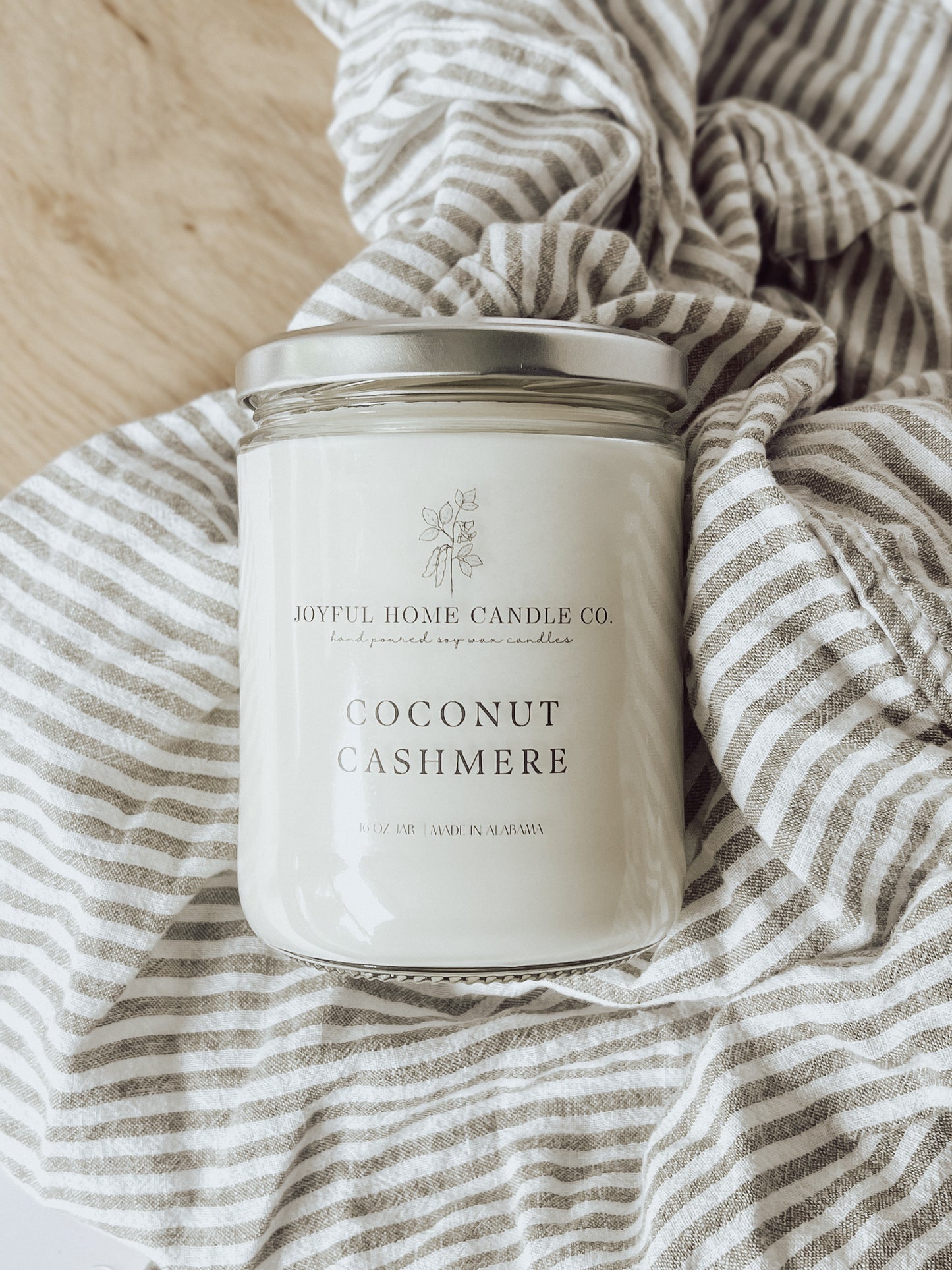 Coconut Cashmere 16 oz candle