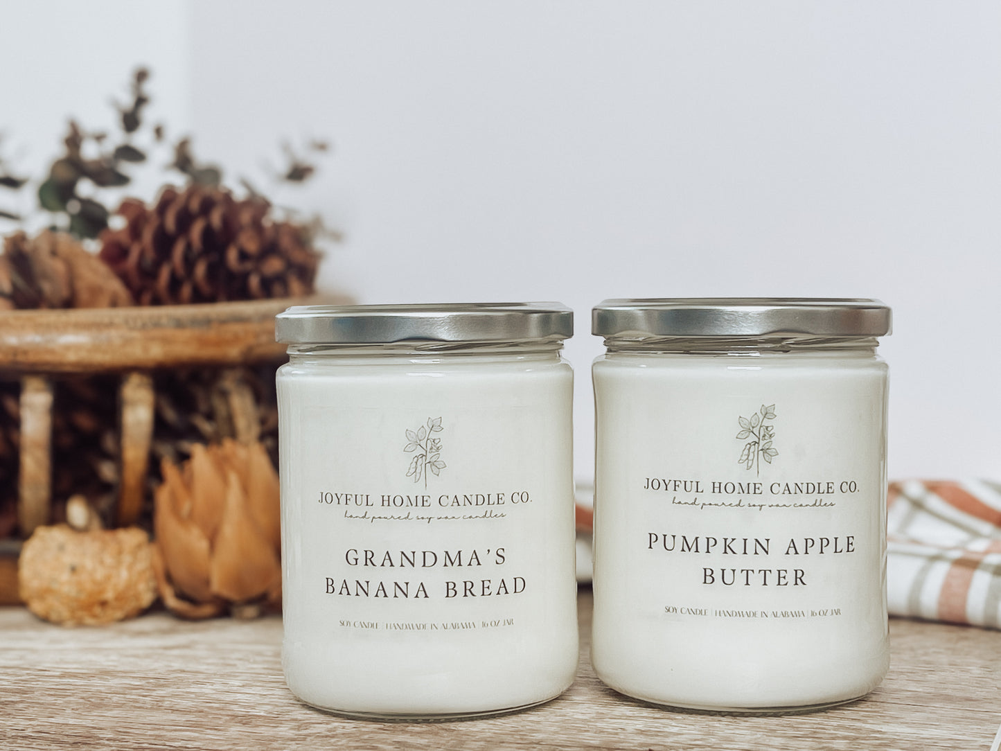 A Joyful Season: FALL soy candles