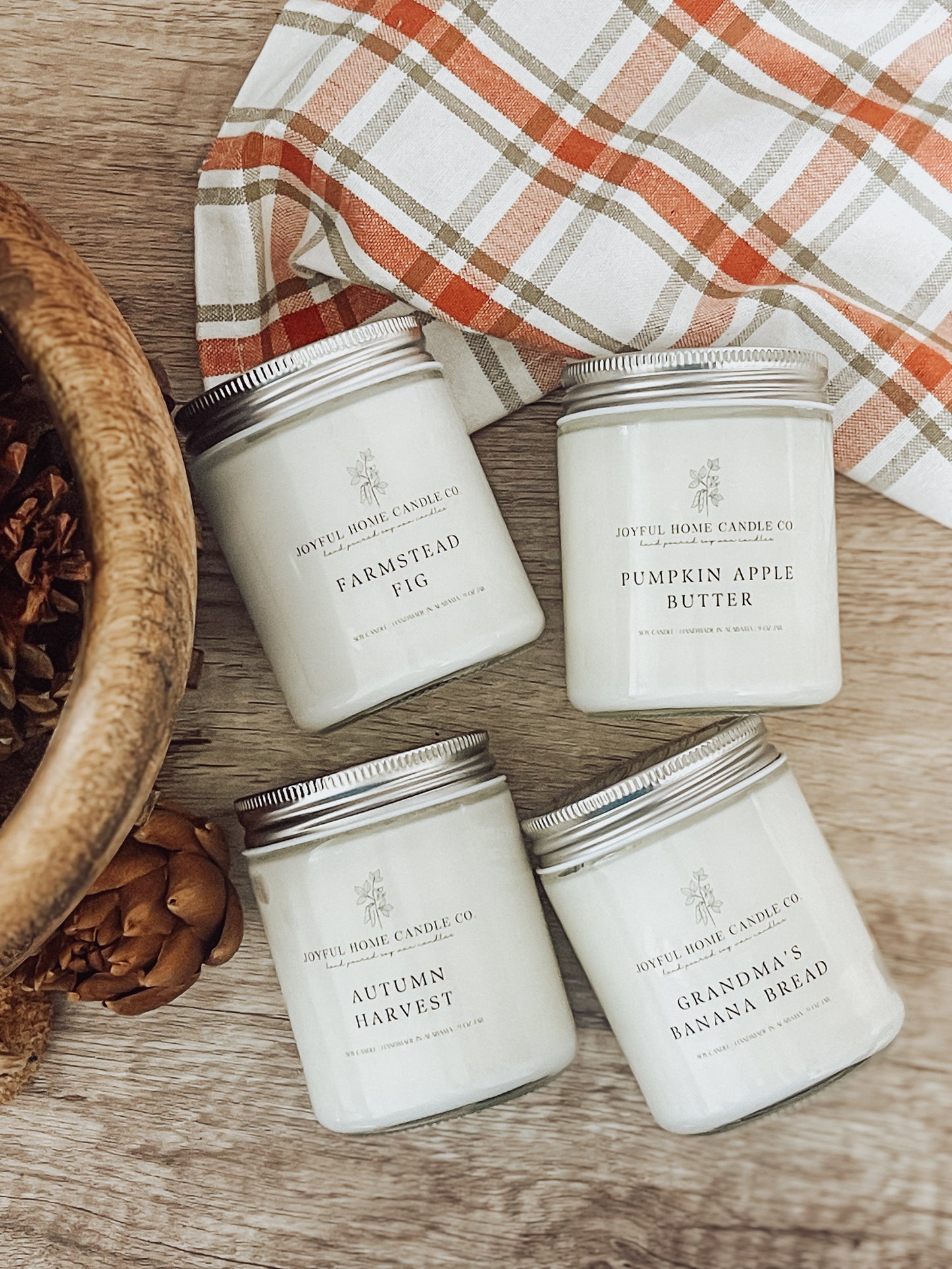 A Joyful Season: FALL soy candles
