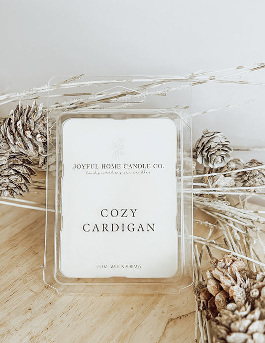 Cozy Cardigan wax melt