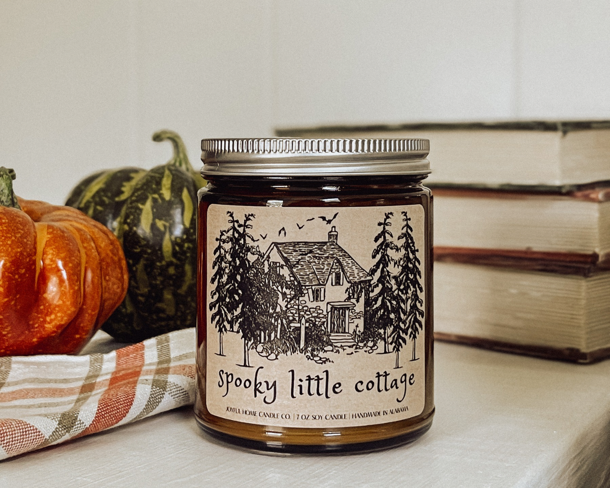 Spooky Little Cottage soy candle