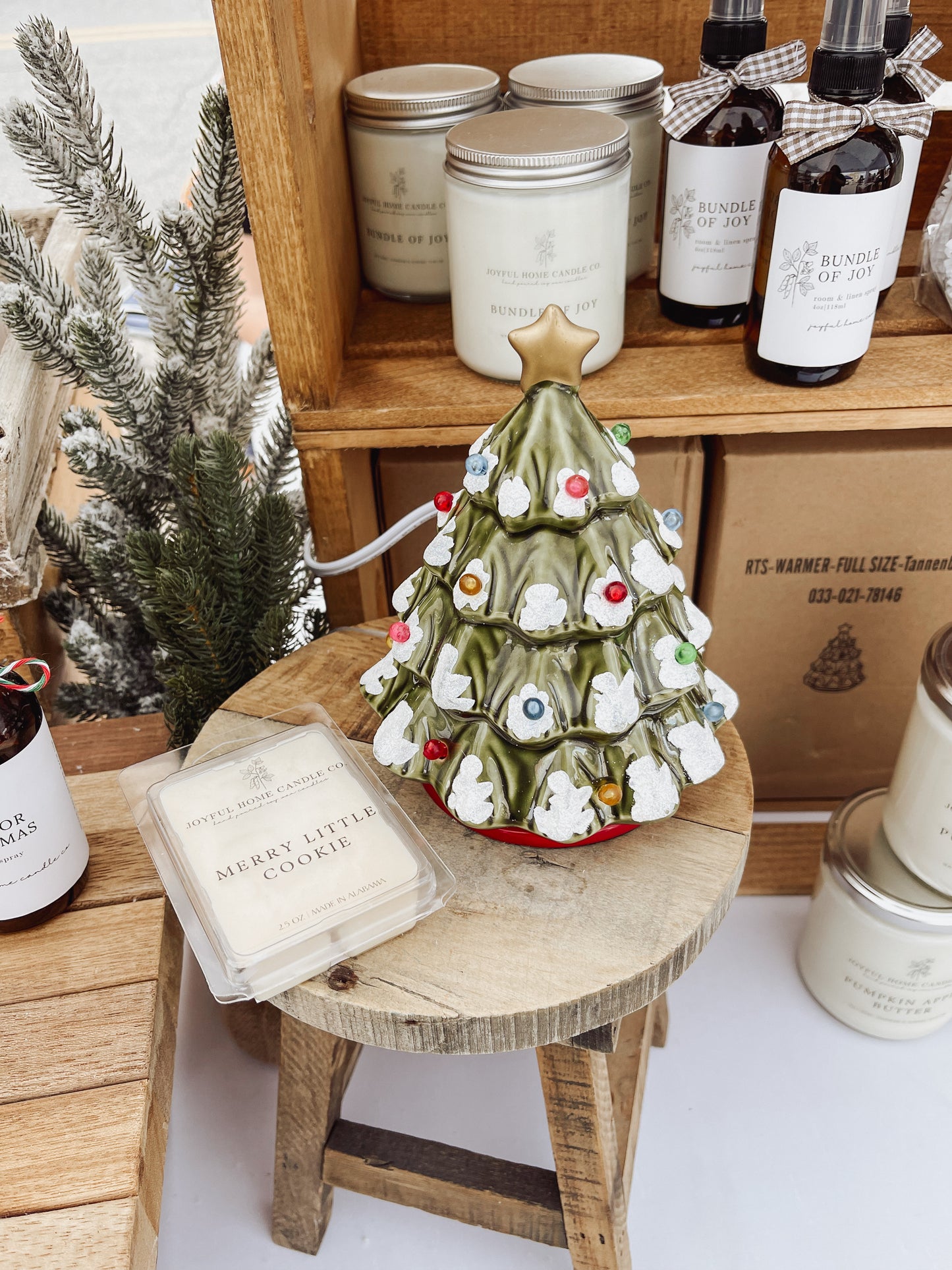 Christmas Tree wax melt warmer