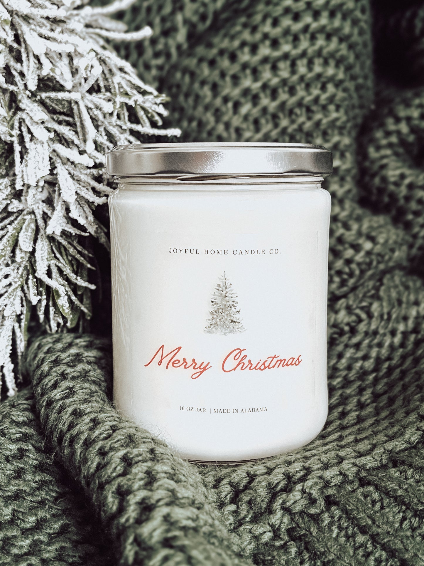 Merry Christmas 16 oz candle